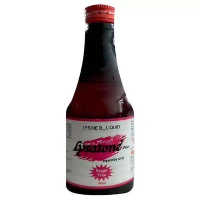 Lysatone Plus Syrup Sugar Free (300 ml in 1 bottle)