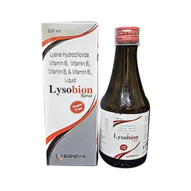 Lysobion Syrup (1 Bottle of 200 ml Syrup)
