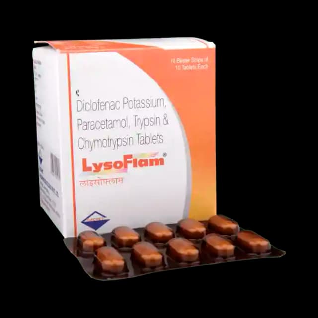 Lysoflam (10 tablets in 1 strip)