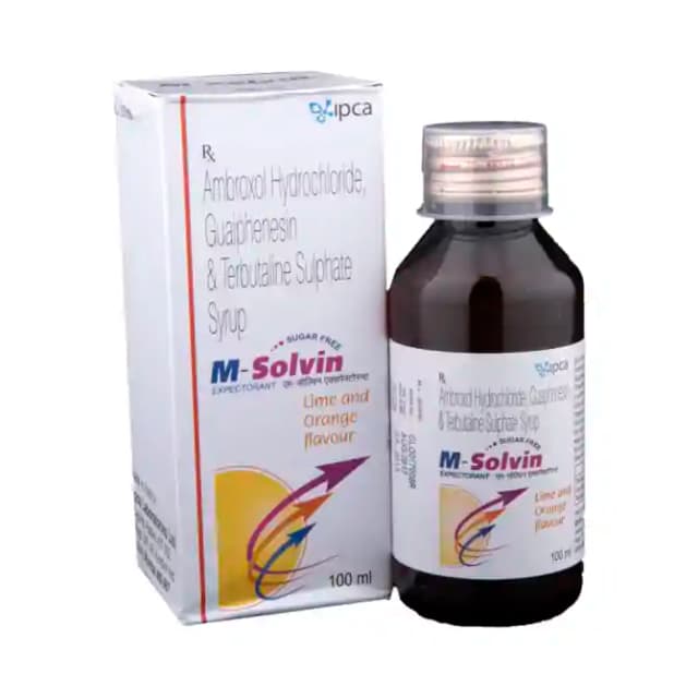 M Solvin Syrup Lime (100 ml in 1 bottle)