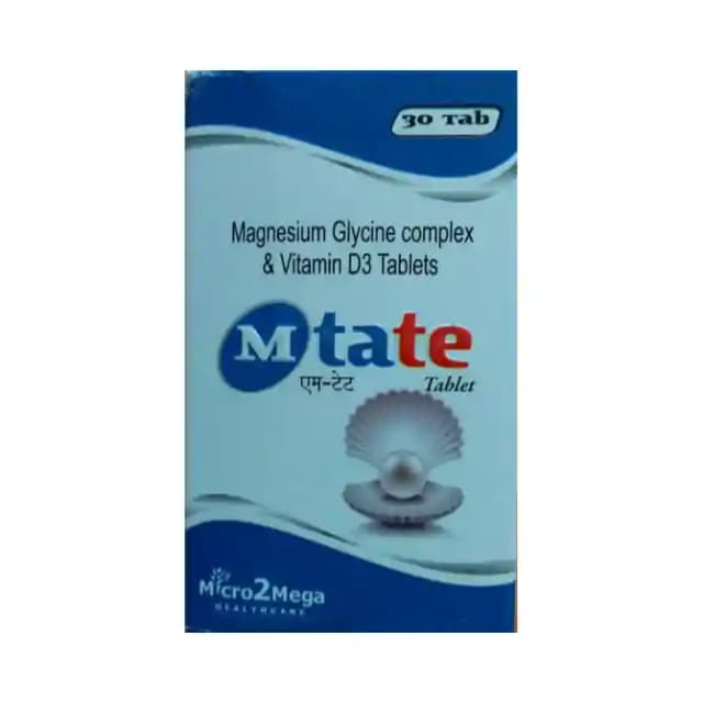 M Tate (1 Bottle of 30 tablets)