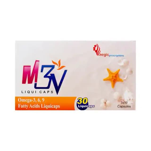 M3V Liquicaps (1 Strip Of 10 soft gelatin capsules)