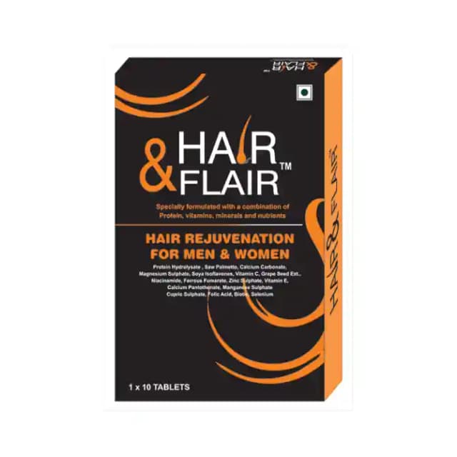 Mac Hair & Flair (1 Strip Of 10 tablets)