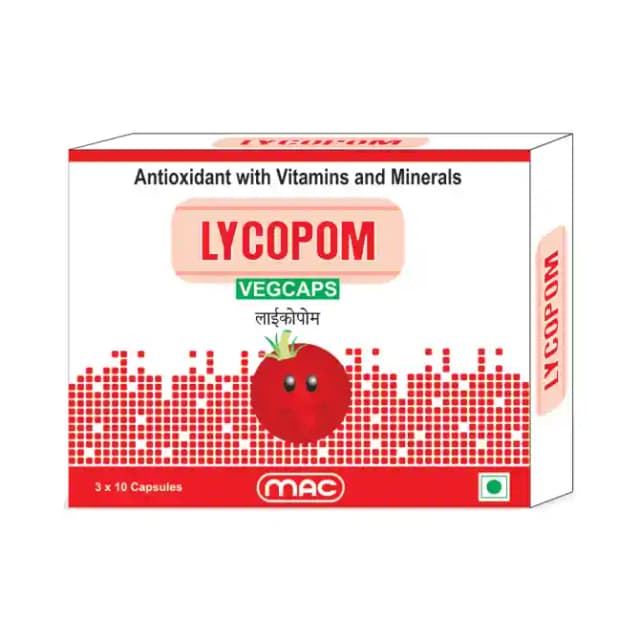 Mac Lycopom Vegcaps (1 Box Of 30 vegicaps)