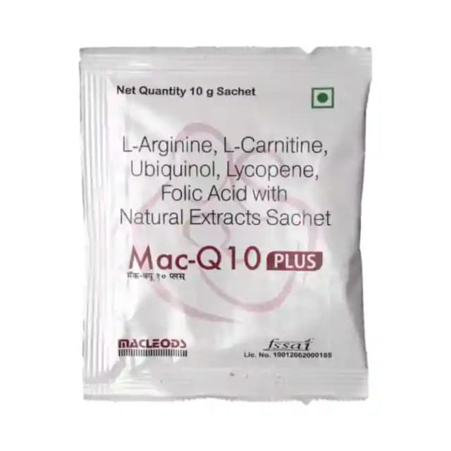 Mac Q10 Plus Sachet (1 Sachet Of 10 gm Granules)