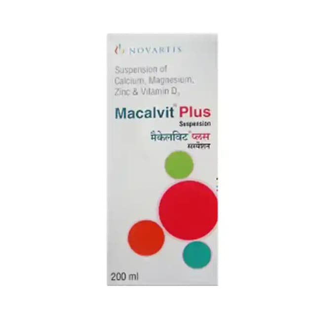 Macalvit Plus Syrup (1 Bottle of 200 ml Syrup)