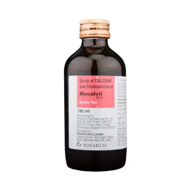 Macalvit Syrup (1 Bottle of 180 ml Syrup)