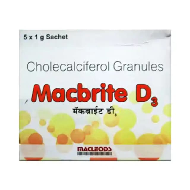 Macbrite D3 Granules (1 Sachet Of 1 gm Granules)