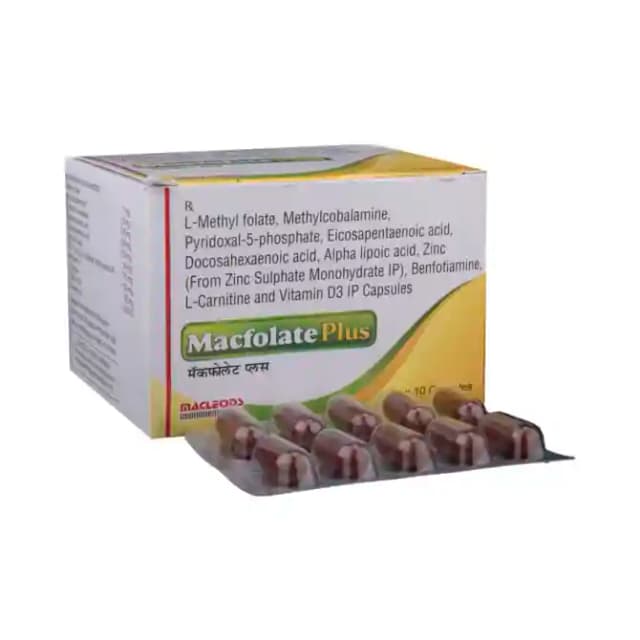 Macfolate Plus (10 Capsules in 1 strip)