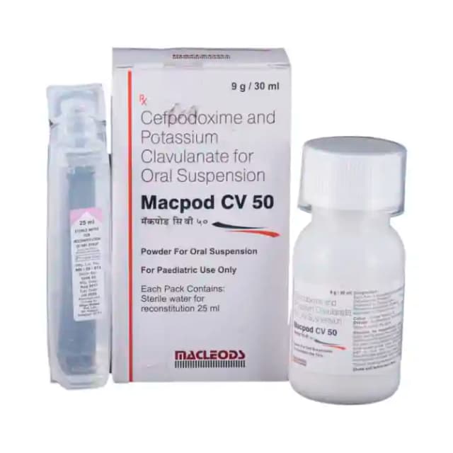 Macpod CV 50 Powder for Oral Suspension (30 ml in 1 bottle)