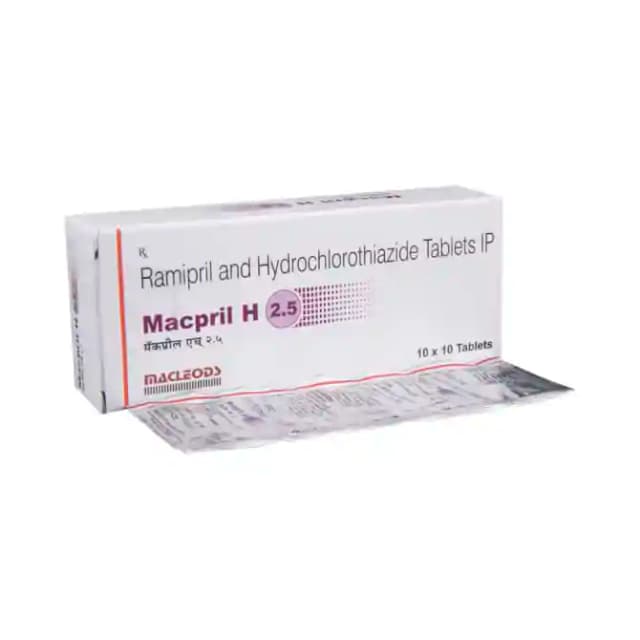 Macpril H 2.5 (10 tablets in 1 strip)