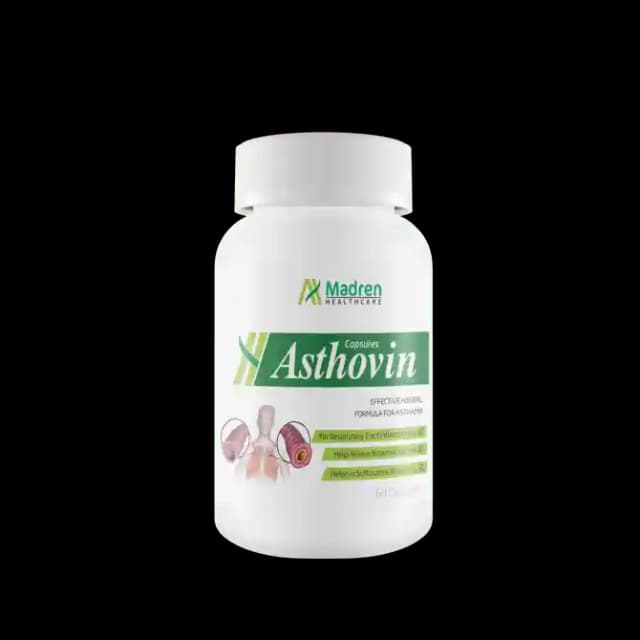 Madren Healthcare Asthovin (1 Bottle of 60 capsules)