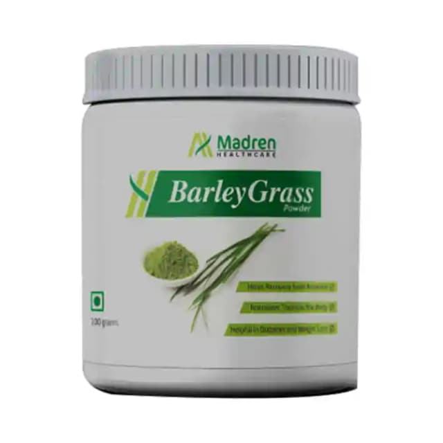 Madren Healthcare Barley Grass Powder (1 Bottle of 100 gm Powder)