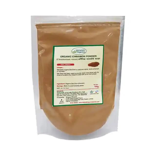 Maharishi Organic Cinnamon Powder (1 Packet Of 100 gm Powder)