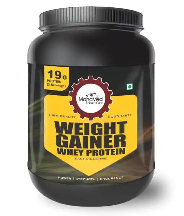 MahaVed Weight Gainer Whey Protein (1 Jar Of 500 gm Powder)