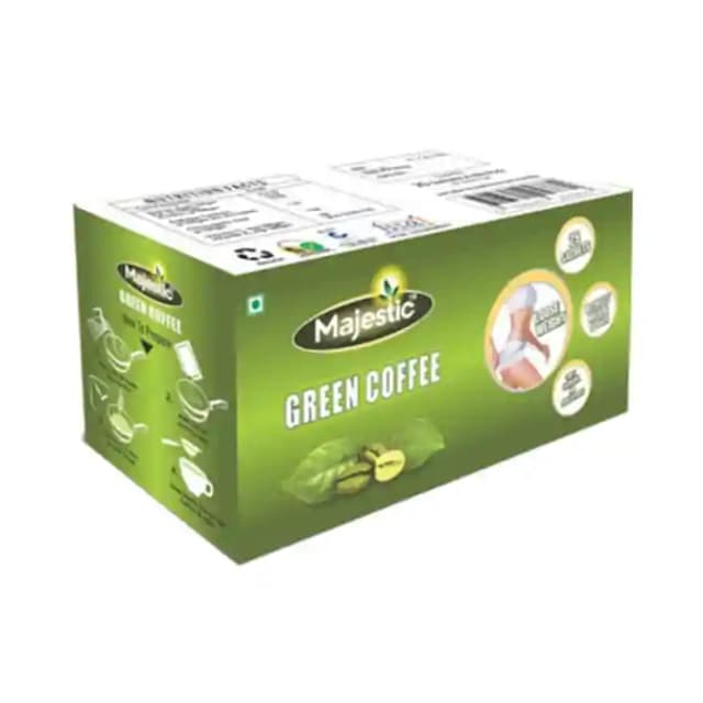 Majestic Green Coffee Sachet (1 Box Of 25 Sachets)