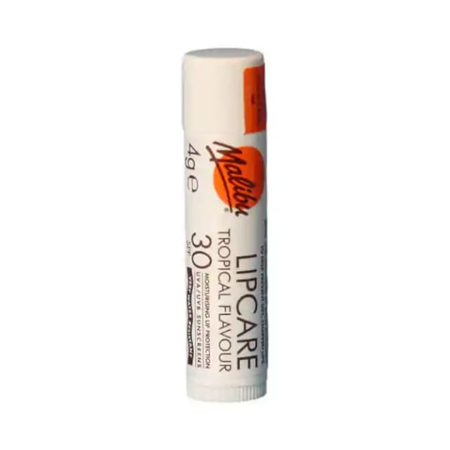Malibu Lipcare SPF 30 Tropical (1 Roll-on Bottle of 4 gm Balm)