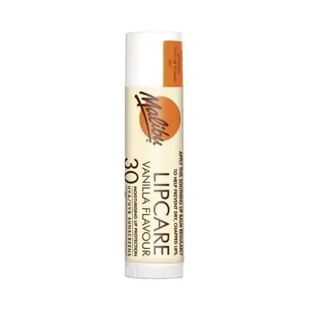 Malibu Lipcare SPF 30 Vanilla (1 Roll-on Bottle of 4 gm Balm)