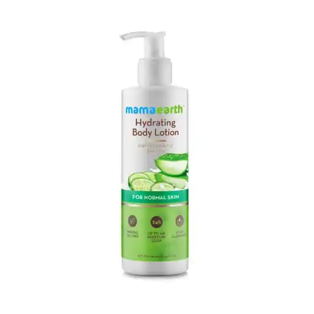 Mamaearth Body Lotion Hydrating (1 Pump Bottle of 250 ml Lotion)