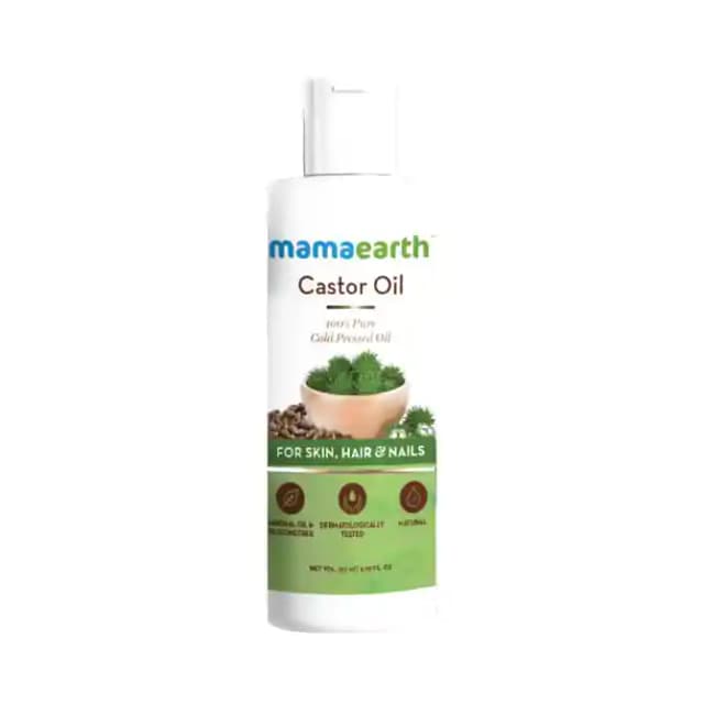 Mamaearth Castor Oil (1 Bottle of 150 ml Oil)