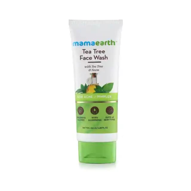 Mamaearth Face Wash Tea Tree (1 Tube Of 100 ml Face Wash)