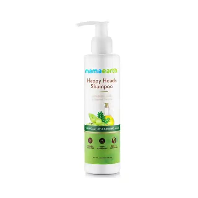 Mamaearth Shampoo Happy Heads (1 Pump Bottle of 200 ml Shampoo)