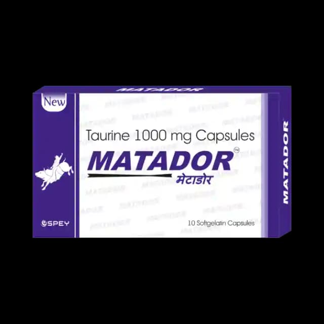 Matador Soft Gelatin (1 Strip Of 10 soft gelatin capsules)