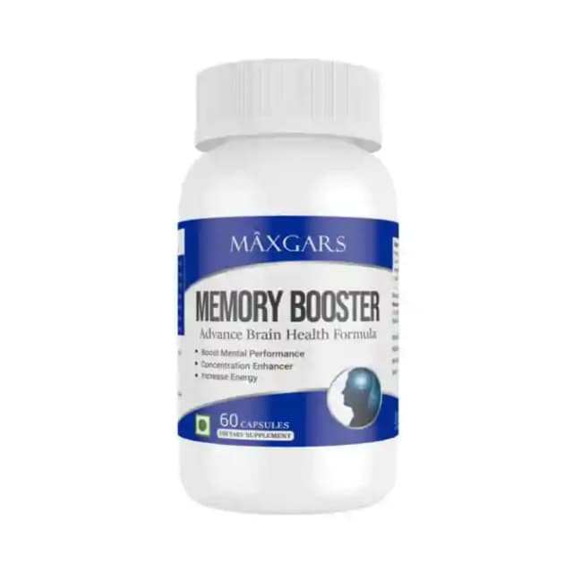Maxgars Memory Booster (1 Bottle of 60 capsules)
