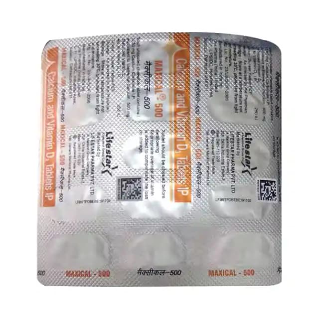 Maxical 500 (15 tablets in 1 strip)