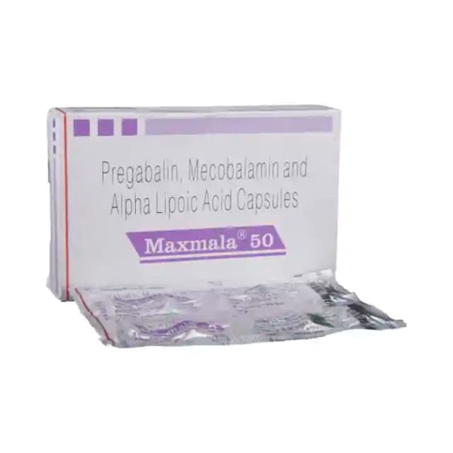 Maxmala 50 (10 capsules in 1 strip)