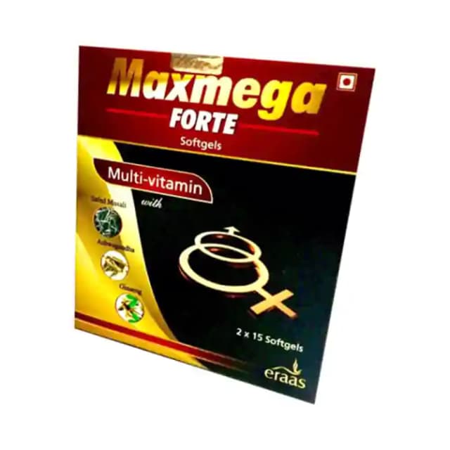 Maxmega Forte Softgel (1 Strip Of 30 soft gelatin capsules)
