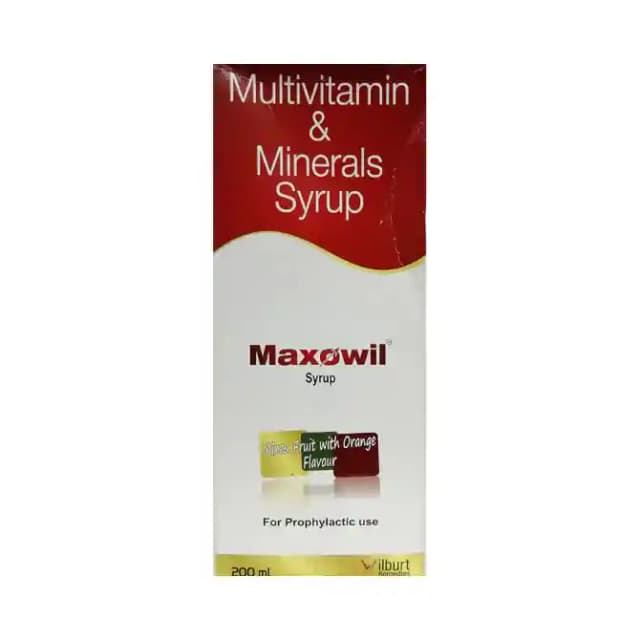 Maxowil Syrup Mixed Fruit with Orange (1 Bottle of 200 ml Syrup)