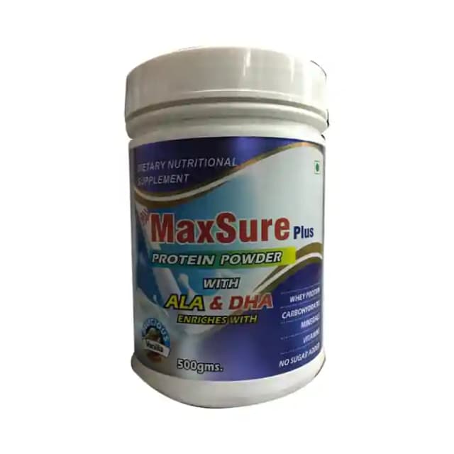 Maxsure Plus Powder Delicious Vanilla (1 Jar Of 500 gm Powder)