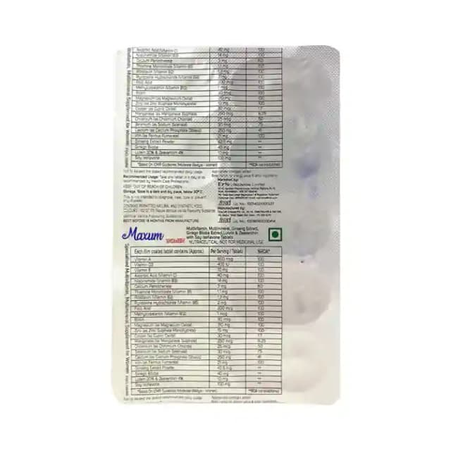 Maxum Women (10 tablets in 1 strip)