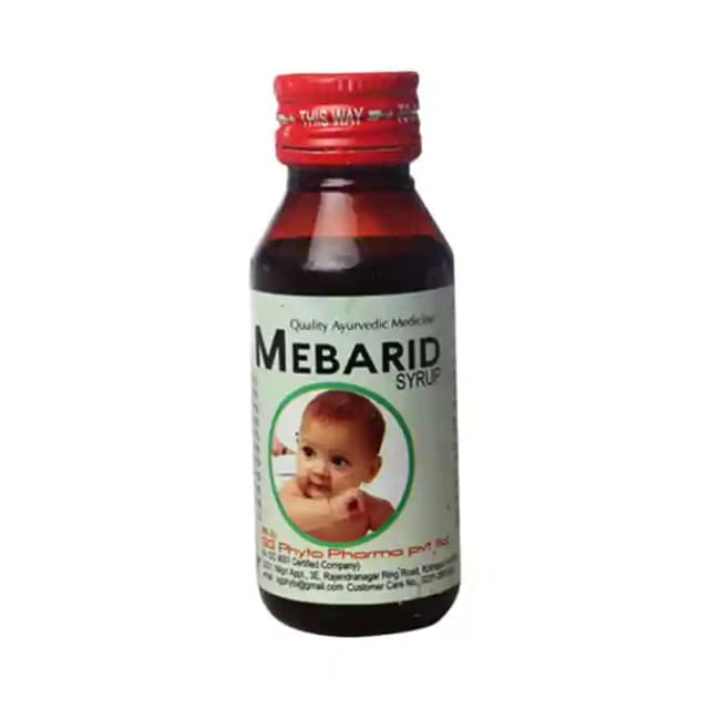 Mebarid Syrup (1 Bottle of 60 ml Syrup)