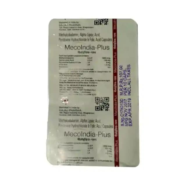 Mecoindia Plus (1 Strip Of 10 capsules)