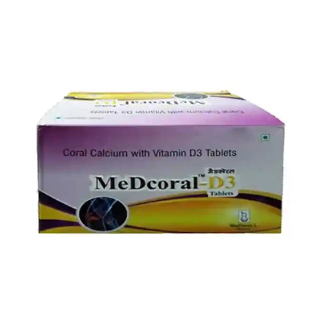 Medcoral D3 (1 Strip Of 10 tablets)