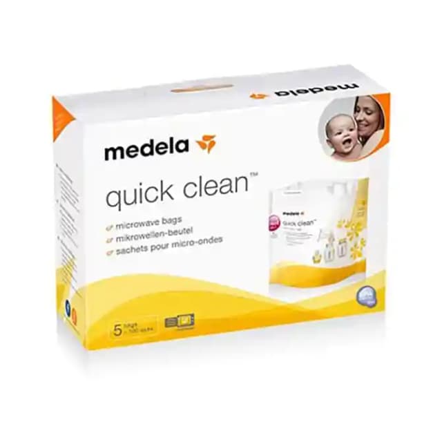 Medela Quick Clean Microwave Bags (1 Packet Of 5 bags)