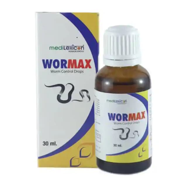 Medilexicon Wormax Worm Control Drop (1 Bottle of 30 ml Drop)