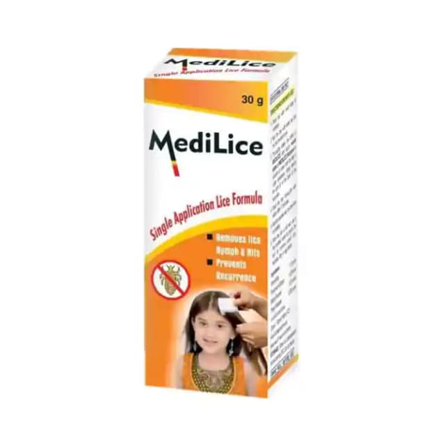 Medilice Anti Lice Cream Wash (1 Tube Of 30 gm Cream)