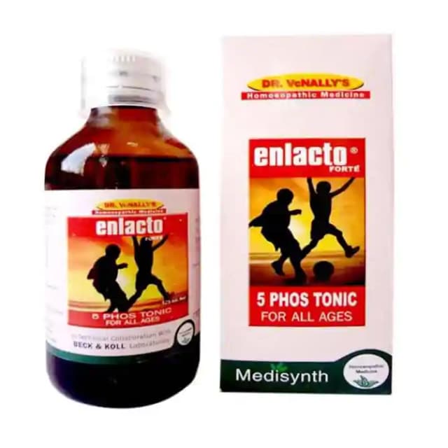 Medisynth Enlacto Forte 5 Phos Tonic (1 Bottle of 125 ml Tonic)