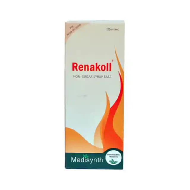 Medisynth Renakoll Non Sugar Syrup (1 Bottle of 125 ml Syrup)