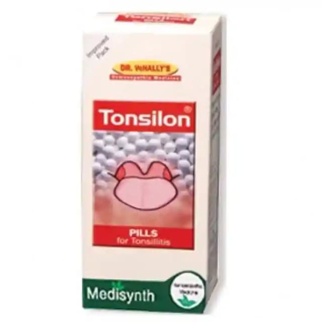 Medisynth Tonsilon Pills (1 Bottle of 25 gm tablets)