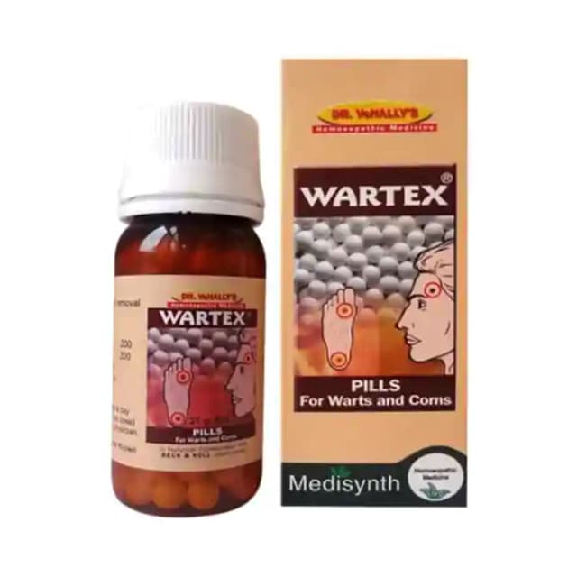 Medisynth Wartex Pills (1 Bottle of 25 gm tablets)