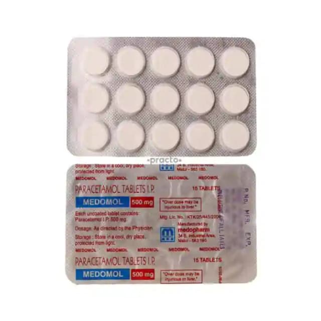 Medomol 500mg (10 tablets in 1 strip)