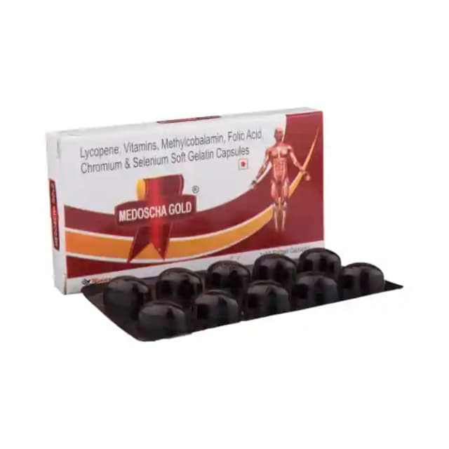 Medoscha Gold Soft Gelatin (1 Strip Of 10 soft gelatin capsules)