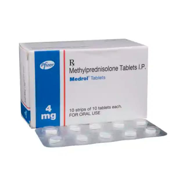 Medrol 4mg (10 tablets in 1 strip)