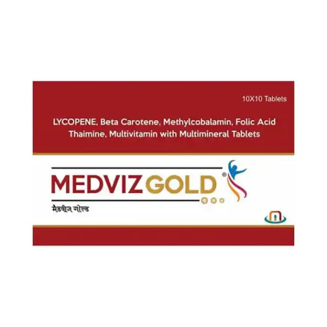 Medviz Gold (1 Strip Of 10 tablets)