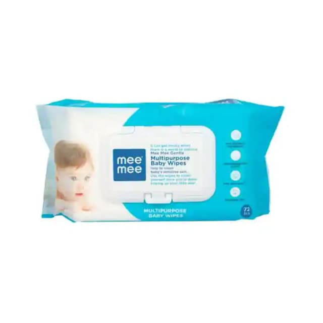 Mee Mee Baby Wet Wipes (1 Packet Of 72 wipes)