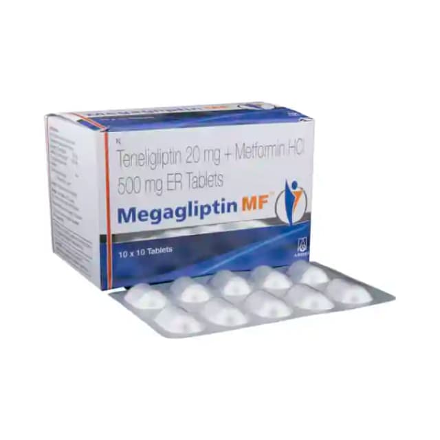 Megagliptin MF ER (10 tablets er in 1 strip)